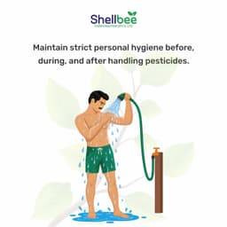 Maintain strict personal hygiene before, during, and after handling pesticides.